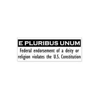 E PLURIBUS UNUM Stamp - Black/Small