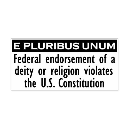 E PLURIBUS UNUM Stamp _ BlackXL