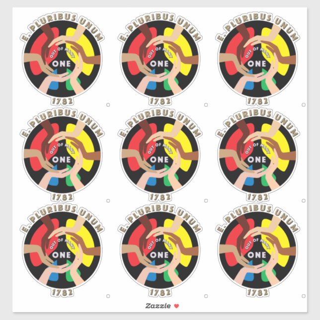 E. Pluribus Unum Sticker (Sheet)