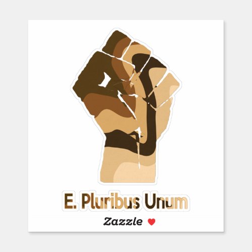 E Pluribus Unum Sticker