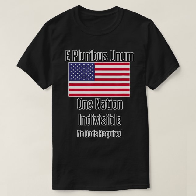 E Pluribus Unum  T-Shirt (Design Front)