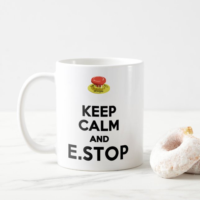 E STOP COFFEE MUG (With Donut)