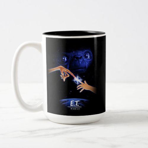 ET  Elliott Touching Fingertips Two_Tone Coffee Mug