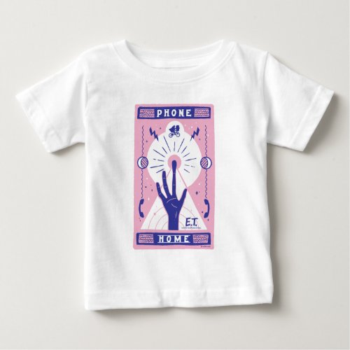 ET Phone Home Tarot Style Graphic Baby T_Shirt