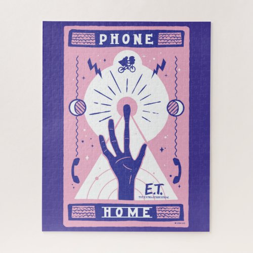 ET Phone Home Tarot Style Graphic Jigsaw Puzzle
