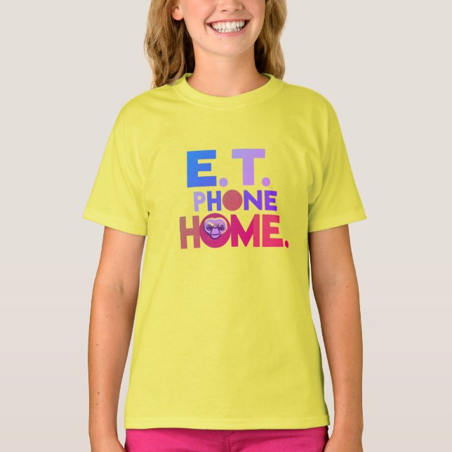  E.T. Phone Home Vintage  Design T-Shirt (Front)