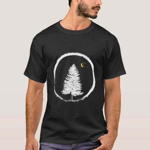 E Tree Moon Light T_Shirt