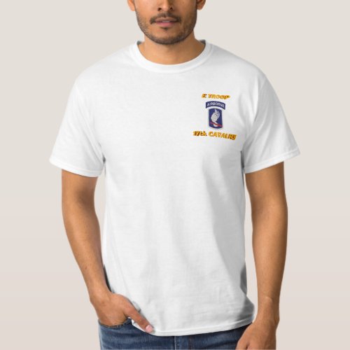 E Troop 17th Cavalry VSR M113 ACAV Shirt