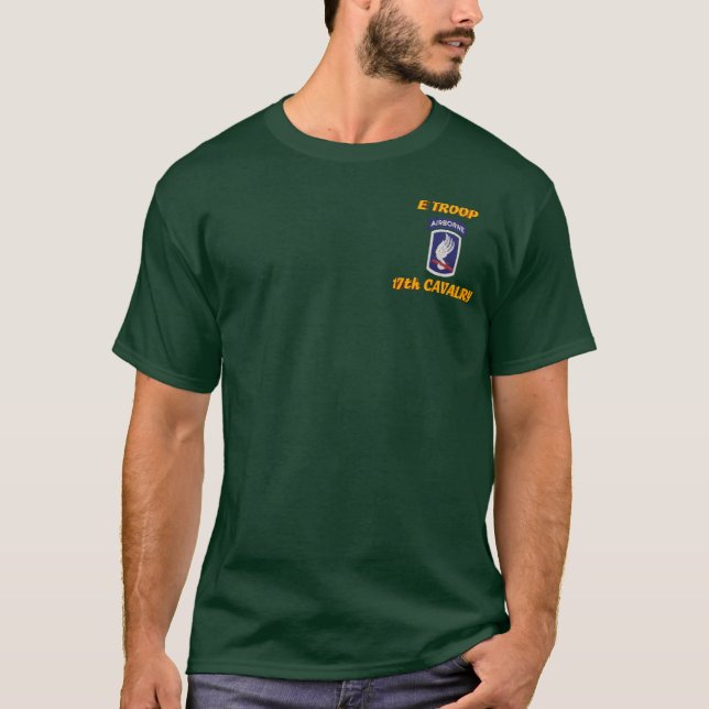 E Troop 17th Cavalry VSR M551 Sheridan Shirt (Front)