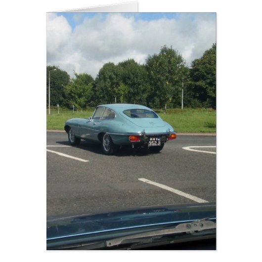 E-Type Jag Coupe Cards (Front)