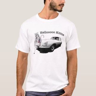 E-type Jag with hot cat girl T-Shirt