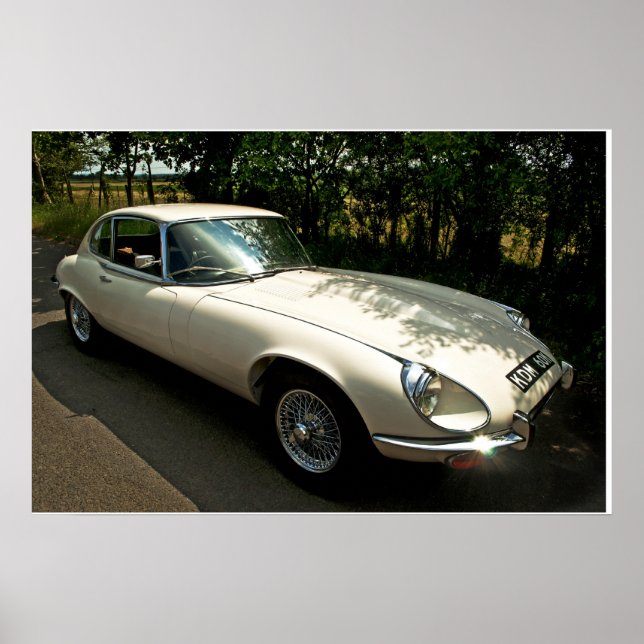 E-Type jaguar Poster (Front)