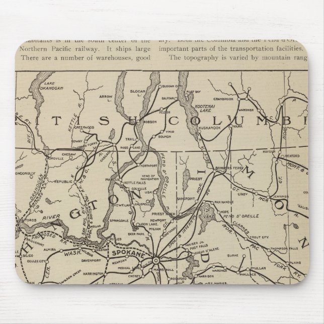 E Washington Idaho Region Mouse Pad (Front)