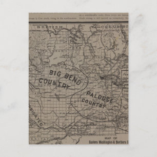 E Washington, N Idaho Postcard