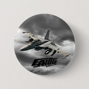 EA-18G Growler Pinback Button Button