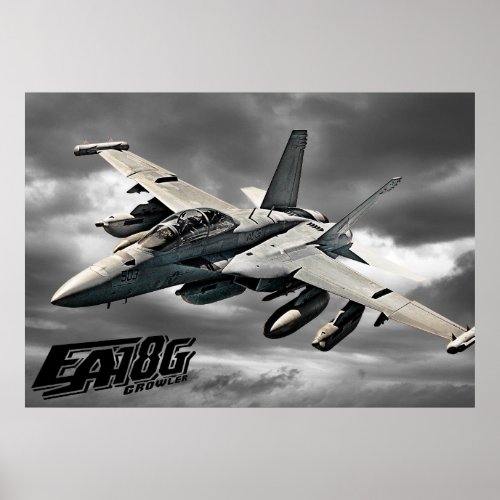 EA_18G Growler Poster Poster