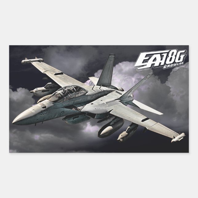 EA-18G Growler Sticker Sticker (Front)