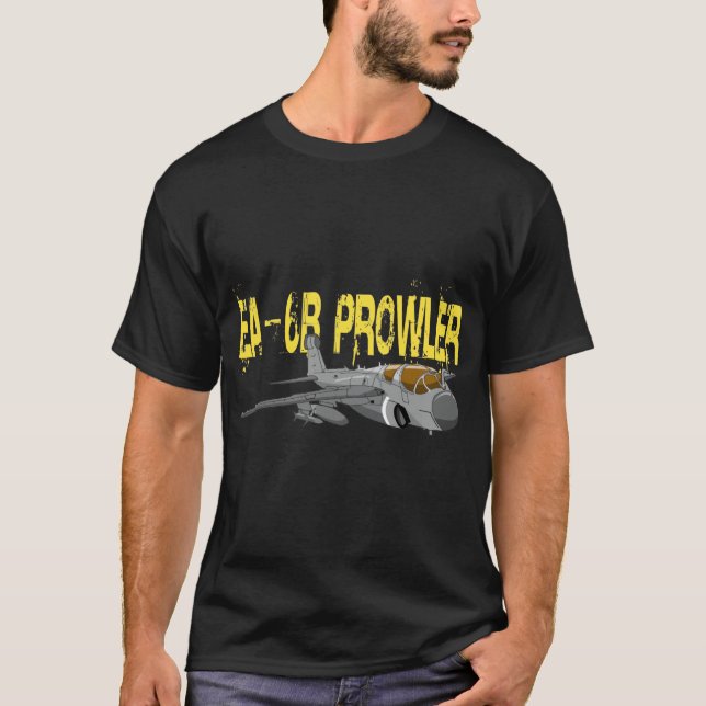 EA-6B Prowler Military Airplane T-shirt design (Front)