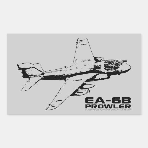 EA_6B Prowler Rectangular Sticker