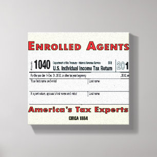 EA America's Tax Expert Office Canvas Print
