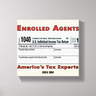 EA America's Tax Expert Office Canvas Print