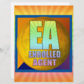 EA LOGO ENROLLED AGENT (Front/Back)