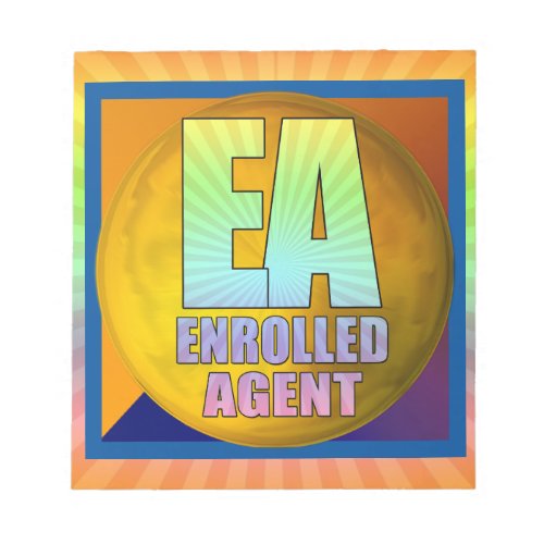 EA LOGO ENROLLED AGENT NOTEPAD