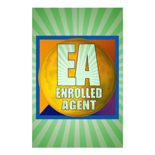 EA LOGO ENROLLED AGENT STATIONERY | Zazzle