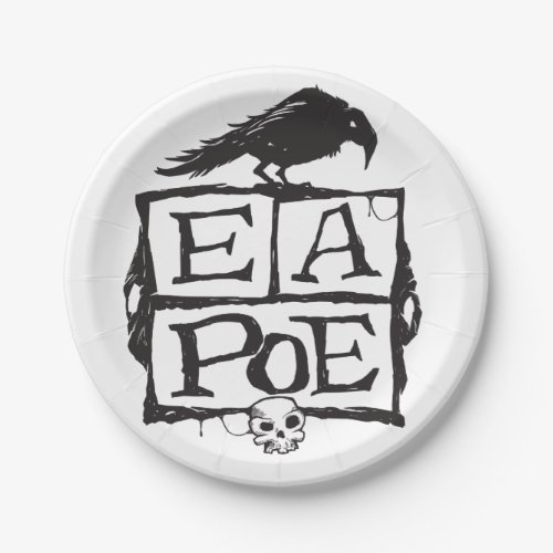 EA Poe Boxes Paper Plates