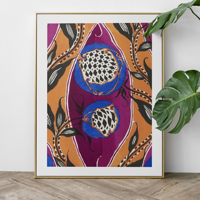 EA Séguy botanical flower print poster (Creator Uploaded)