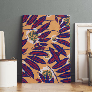 EA Séguy botanical Premium Wrapped Canvas  Print