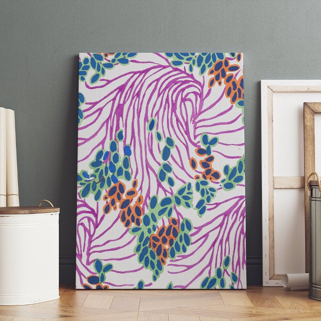 EA Séguy botanical Premium Wrapped Canvas  Print (Creator Uploaded)