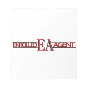 EA SPECIALIST LOGO ENROLLED AGENT NOTEPAD
