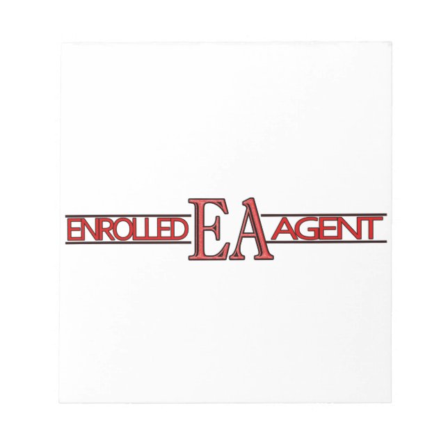 EA SPECIALIST LOGO ENROLLED AGENT NOTEPAD (Front)