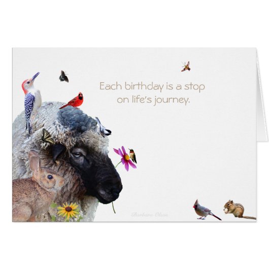 Each birthday is a stop on life's journey. (Front Horizontal)