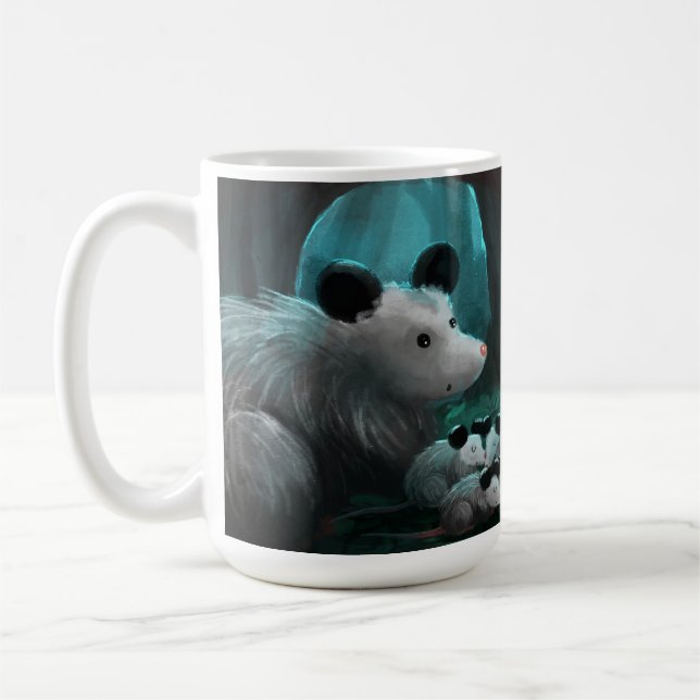 Each day is full of possumbilities mug (Left)