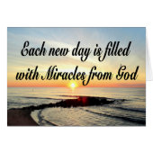 EACH DAY IS MIRACLES FROM GOD (Front Horizontal)