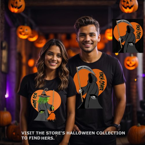 Each Other Grim Reaper Halloween Love  T_Shirt