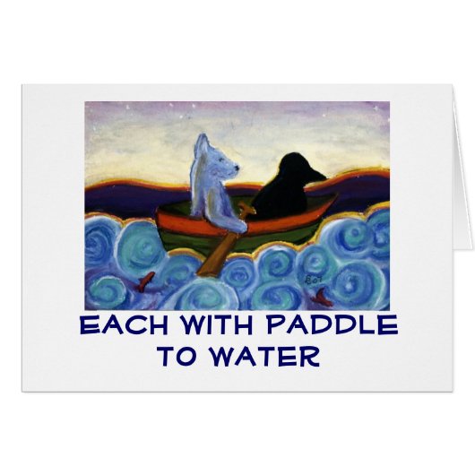 Each With Paddle to Water Cards (Front Horizontal)