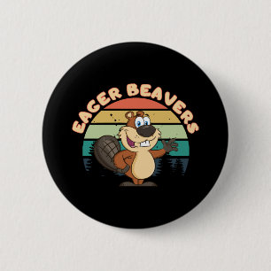 Eager Beavers Button