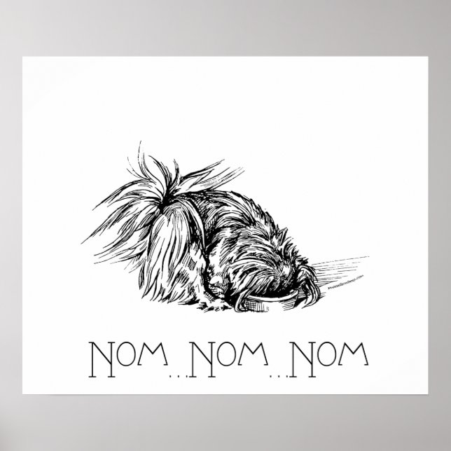 Eager Eater Peke Poster (Front)