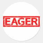 Eager Stamp Classic Round Sticker