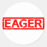 Eager Stamp Classic Round Sticker