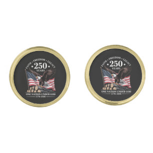 Eagle 250th Anniversary USA Cufflinks