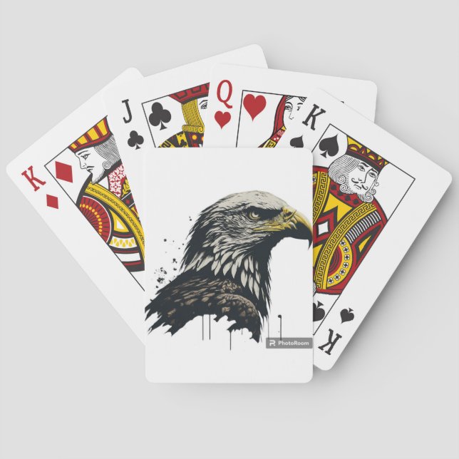 Eagle Acrobatics Poker Cards (Back)