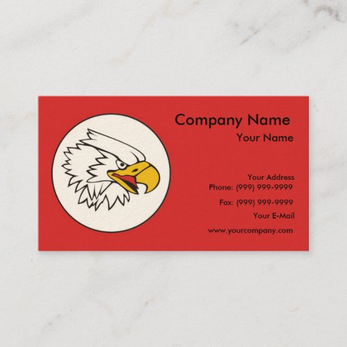 Eagle / American Eagle Emblem Business Card Template
