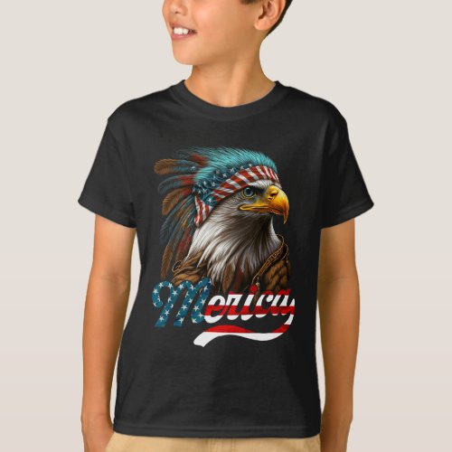 Eagle American Flag 4th Of July Merica  T_Shirt