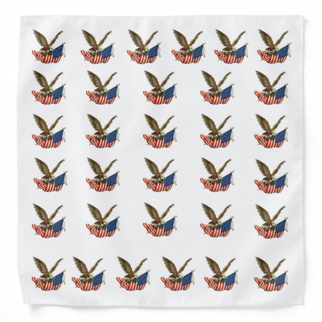 EAGLE & AMERICAN FLAG BANDANA REALLY COOL!!!!!! (Front)