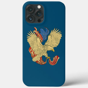 Eagle American Flag iPhone 13 Pro Max Case