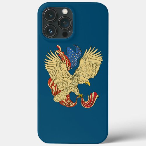 Eagle American Flag  iPhone 13 Pro Max Case